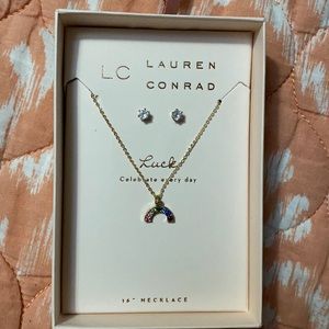 LC Lauren Conrad necklace and earring set